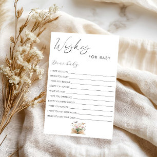 Storybook Baby Shower Wishes For baby
