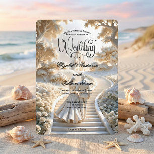 Storybook Baroque Fantasy Elegance Wedding   Invitation