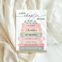 Storybook Birthday A New Chapter Begins