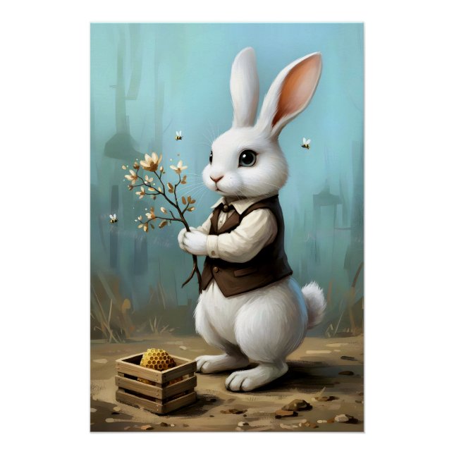 Storybook Bunny Poster (Front)