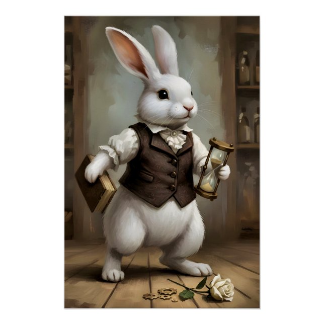 Storybook Bunny Poster (Front)