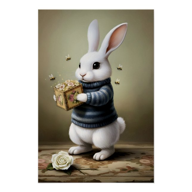 Storybook Bunny Poster (Front)