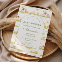 Storybook Farm Animals Pastel Baby Shower