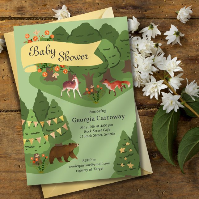 Storybook Forest Baby Shower Invitation (Creator Uploaded)