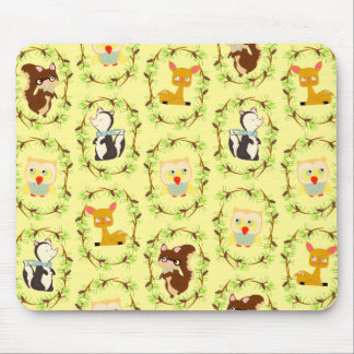storybook forest mouse pad