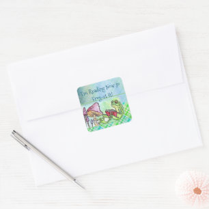 Storybook Frog   Square Sticker