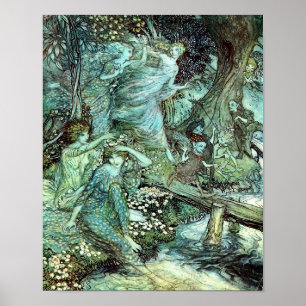 Storybook Ladies Vintage  Poster