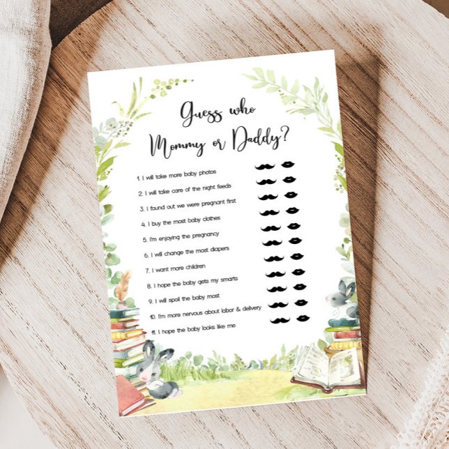Storybook New Chapter Baby Shower Guess Who Game (Storybook Baby Shower Game)