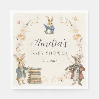 Storybook New Chapter Baby Shower Paper Napkin