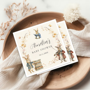 Storybook New Chapter Baby Shower Paper Napkin