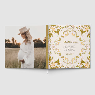 Storybook our next chapter fairytale baby shower guest book