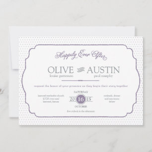 Storybook Romance Wedding Invitation