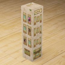 Storybook Style Cozy Cafe on Pueblo, Favor Box