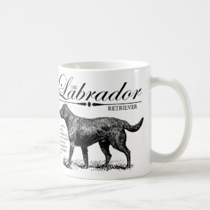 Storybook Style Vintage Labrador Coffee Mug