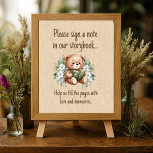 Storybook Teddy Bear Guestbook