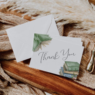 Storybook Themed New Chapter Baby Shower  Thank You Card