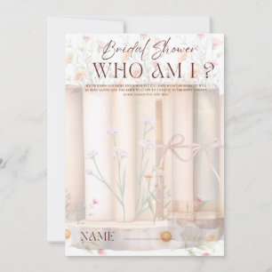 Storybook Who Am I Bridal Shower Game