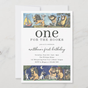Storybook Wild One First Birthday Adventure Invitation