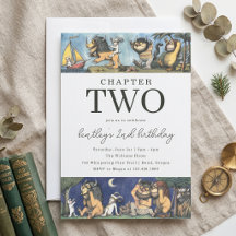 Storybook Wild Things Birthday Chapter Theme