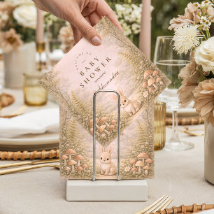 Storybook Woodland Animals Baby Shower Napkin