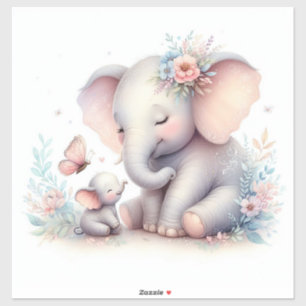 Storybook Woodland Babies Elephant And Baby