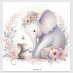 Storybook Woodland Babies Elephant And Mouse