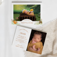 Storybook Woodland Fox Two Photo Birth