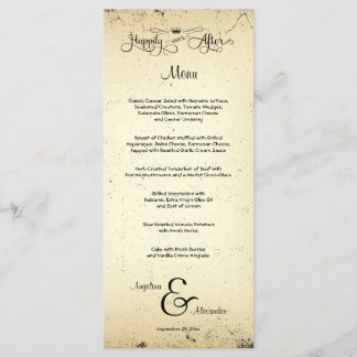 Storyline Customisable Wedding Menu Card