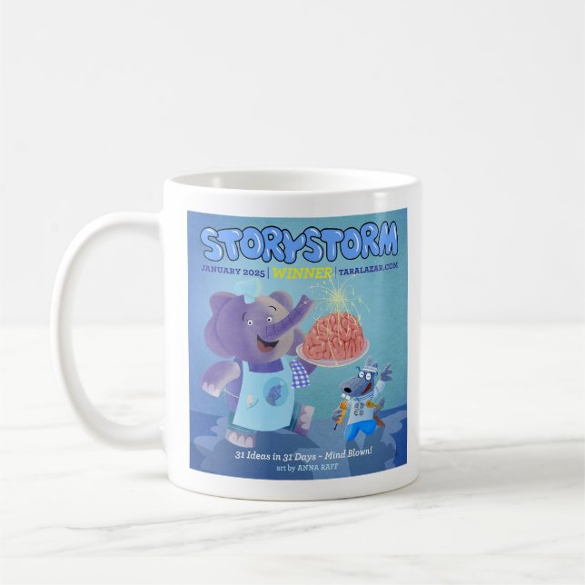 Storystorm 2025 Winner Coffee Mug (Left)