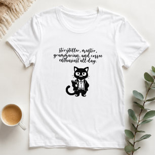 Storyteller Mentor Grammarian Coffee Enthusiast T-Shirt