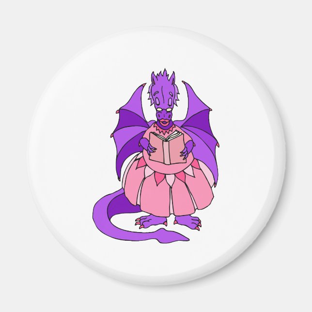 Storytime Dragon Magnet (Front)