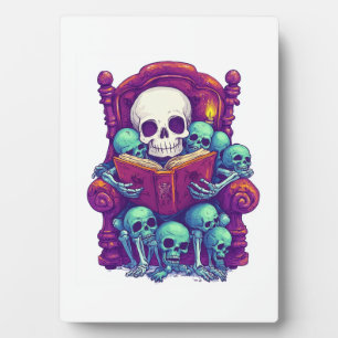 Storytime with Bones � Funny Bedtime Skeleton Plaque