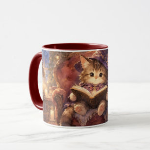 Storytime Wizard Kitten Mug