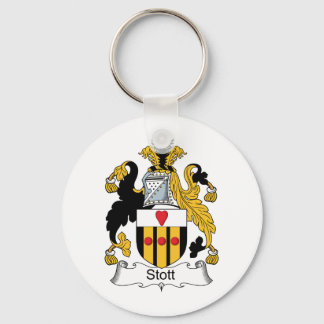 Stott Family Crest Key Ring