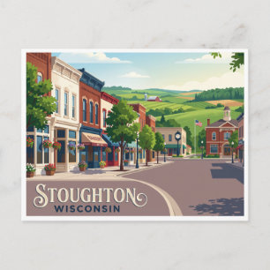 Stoughton, Wisconsin Postcard