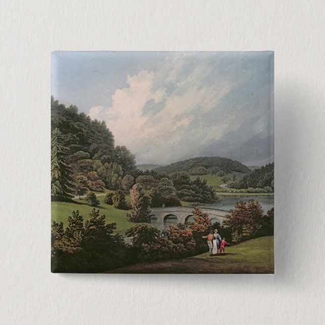 Stourhead 15 Cm Square Badge (Front)