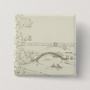 Stourhead, c.1780s (pen and ink on paper) 15 cm square badge
