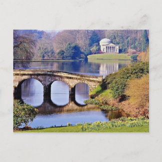 Stourhead Garden, Wiltshire flowers Postcard