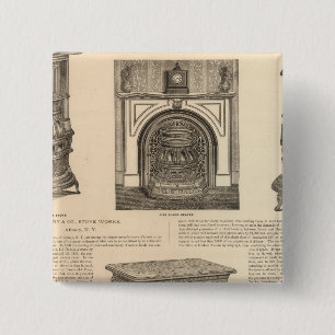 Stove Works, Albany, New York 15 Cm Square Badge
