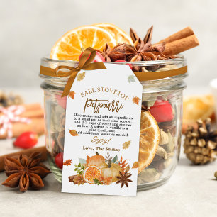 Stovetop Potpourri Fall Appreciation Gift Tag