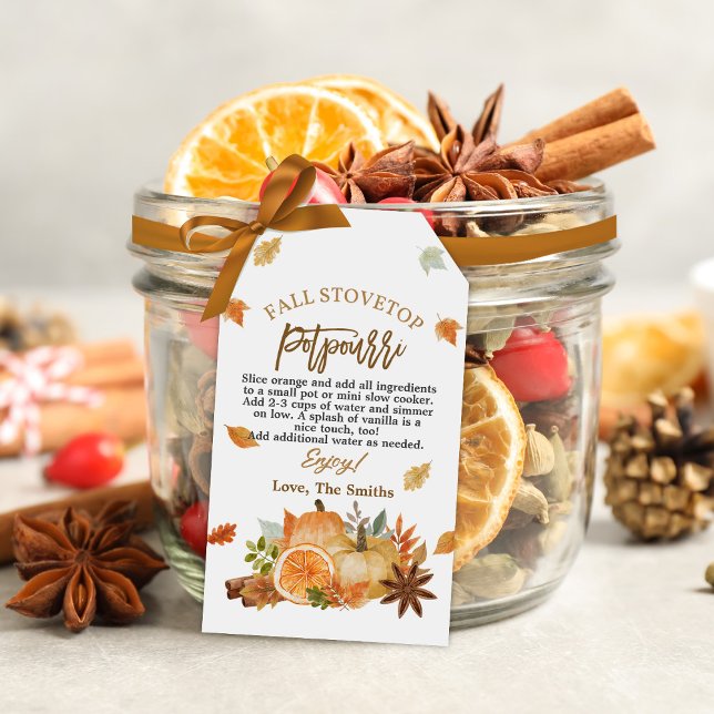 Stovetop Potpourri Fall Appreciation Gift Tag (Creator Uploaded)