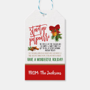 Stovetop Potpourri Gift Tag