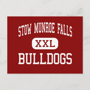Stow Munroe Falls - Bulldogs - High - Stow Ohio Postcard