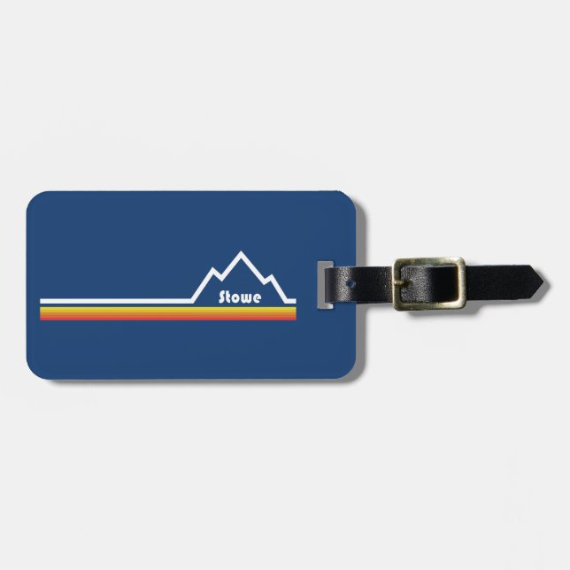 Stowe Mountain Resort Luggage Tag (Front Horizontal)