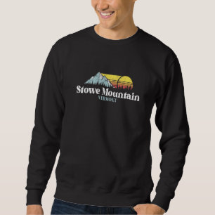 Stowe Mountain VERMONT Ski Snowboard Hiking Retro Sweatshirt