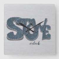 Stowe Vermont Denim Letter