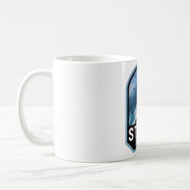 Stowe Vermont Ski Mountain Coffee Mug (Left)