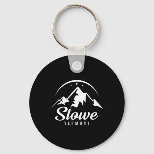 Stowe Vermont Ski Resort Skiing Snowboarding  Key Ring