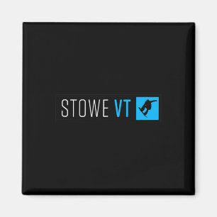 Stowe Vermont Snowboard Box Type  Magnet