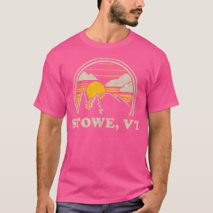 Stowe Vermont Vermont Vt T Shirt Vintage Hiking Mo